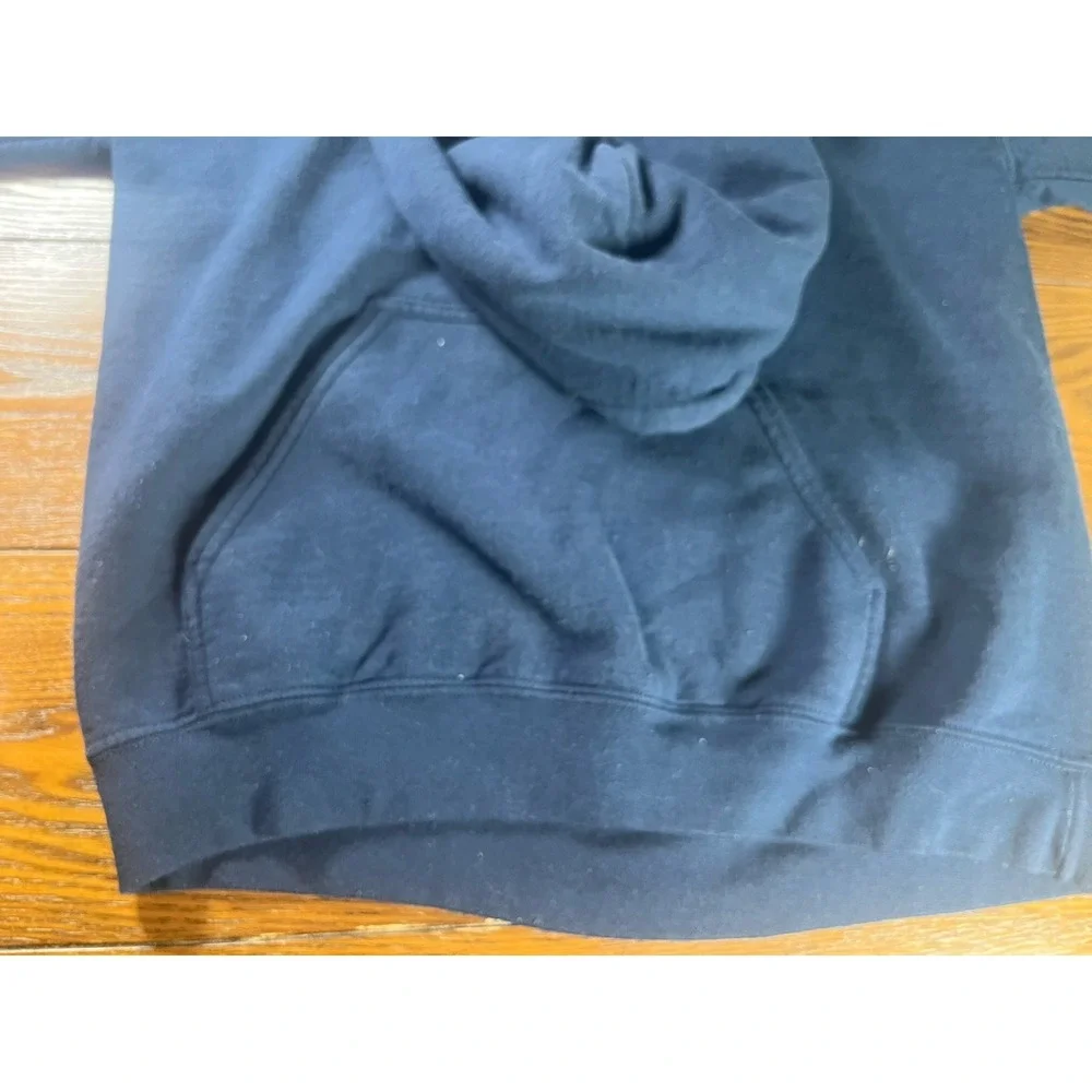 Shipyard Brewing Big Ship Logo Graphic Blue Hoodie Men's Size Medium